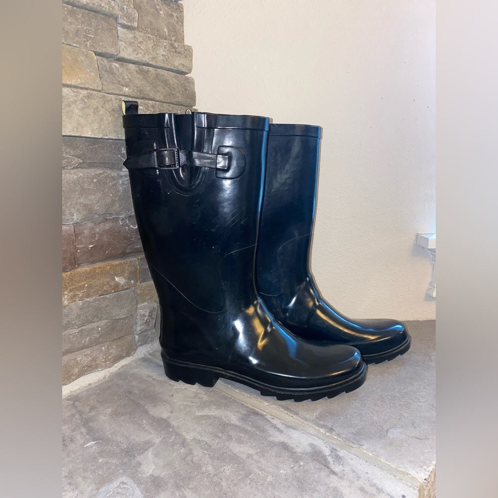 Capelli of New York Black Rain Boots